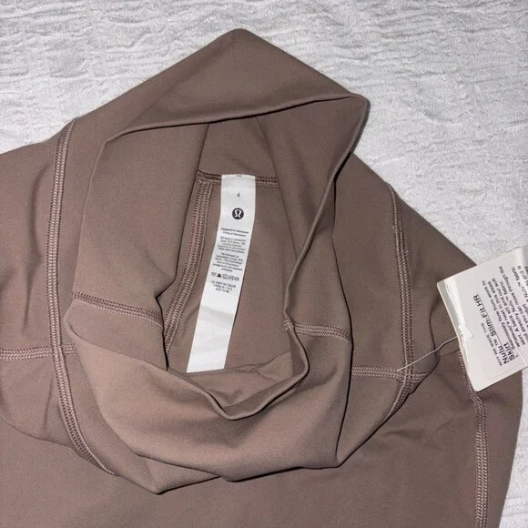 NWT New Lululemon Nulu™ Slim Fit High-Rise Midi Skirt Taupetastic Brown Pencil 4 - Picture 12 of 14